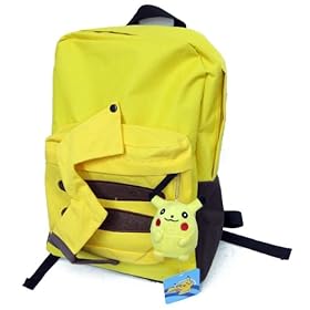  Pokemon Full Size School Backpack with bonus Plush Doll