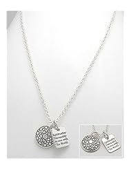 Message Necklace In 92.5 Sterling Silver