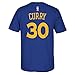NBA Golden State Warriors Stephen Curry #30 Men's 7 Series Name & Number Short Sleeve Tee, Large, Blue