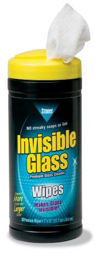 Stoner 90166 Invisible Glass Wipe - 28 Count