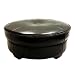 Leather Ottoman Coffee Table- Black(Medium)