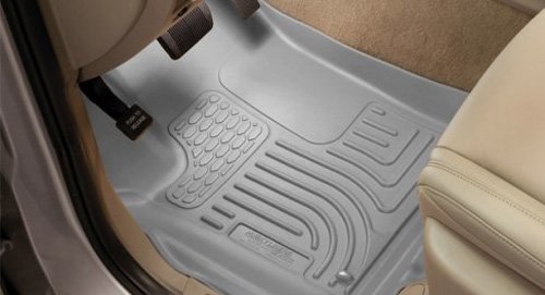 Husky Liners Custom Fit WeatherBeater Front and Second Seat Floor Liner Set for Select Ford Flex/Lincoln MKX Models (Grey) On Sale