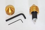 Suzuki Spike Bar Ends - Gold - GSXR 600 750 1000 1100 1300, TL1000S, TL1000R, Bandit 1200, SV650, SV1000S, Katana 600 750 Hayabusa Barends