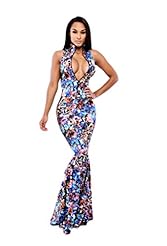 General Print Sleeveless Polyester/Spandex Mermaid Vintage Cocktail Bodycon Dress/Club Dress/Party Dress/Maxi Dress 