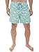 Men's Crab Print Swimming Trunks - Short Fitted Neon Swim Trunks