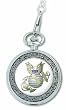 U.S. Marine Corps. "Medallion" Pocket Watch with Chain
