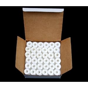 144-White-Pre-Wound-Bobbins-for-BROTHER-Embroidery-Machines-Compatible-with-PE-700-PE700II-PE-750D-PE-770-PE-780D-Innovis-1000-Innovis-1200-Innovis-1250D-PC-6500-PC-8200-PC-8500-And-New-Babylock-Ellure-Emore-and-NEW-Esante