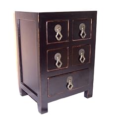 Asiatische klein Kommode 5 Schubladen