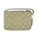 Coach Signature PVC Small Wristlet 52860 Light Khaki Chalk