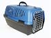 Pet Supplies : BRAND NEW DOG CAT PET KENNEL CARRIER CRATE CAGE 18 x 11 x 12 Z100S-DEEP-BLUE
