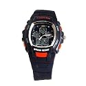 Reflex - TAD004 - Montre sport Multifonction - Quartz analogique et digitale - Bracelet en Plastique - Acier inoxydable - Boîte en étain