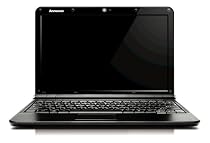 Lenovo IdeaPad S12 12 inch netbook (Intel Atom N270 1.60GHz, FSB 533MHz, 2Gb, 320Gb, 6 cell battery, webcam, BT, Win 7 HP (Black))