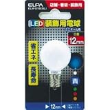 ELPA LED装飾電球ミニボール形(口金E12)ブルー ELM-01B-BL