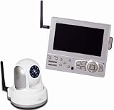 コロナ電業 ワイヤレス・パン・チルトカメラ&モニタセット ROOM EYE 2 ip-165