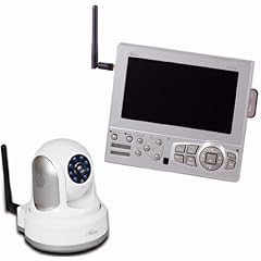 コロナ電業 ワイヤレス・パン・チルトカメラ&モニタセット ROOM EYE 2