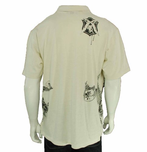 Artful Dodger Death Necklace Polo Vanilla 3XL