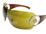 Versace - New Versace 4116B 4116-B 10173 Brown Swarovsky Sunglasses