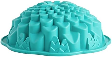 Large Flower Shape Bundt Cake Pan Bread Chocolate Bakeware Silicone Mold