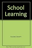 School learning : an introduction to educational psychology