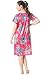 Casual Nights Women's Nightgown Short Sleeve MuuMuu Housecoat Lounger Patio Dress