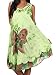 Sakkas Butterfly Tie Dye Tank Sheath Caftan Mid Length Cotton Dress