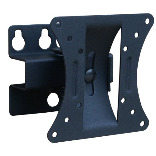 VideoSecu Adjustable Tilt Swivel TV Wall Mount Bracket for LCD TV and Monitor (Max 44Lbs, VESA 100/75) Black 1FF