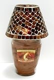 Aroma Lux Jar Candle with Mosaic Glass Shade - Mulled Cider