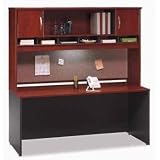 72In. Hutch 2 Door In Hansen Cherry Finish By Bush Furniture
