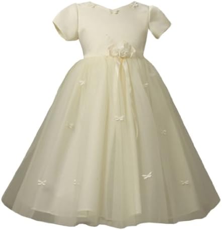 KID Collection Baby-Girls New Butterfly Tulle Flower Girl Dress plus Headband