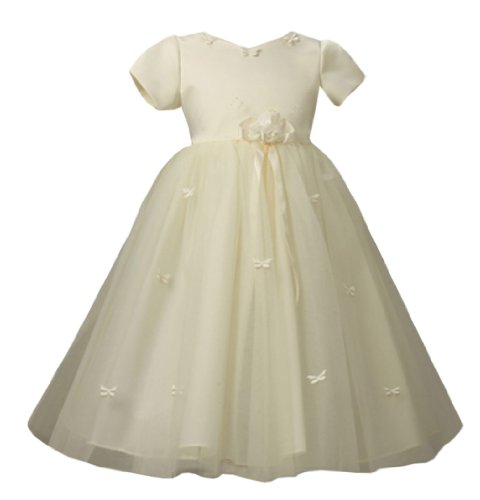 KID Collection Baby-Girls New Butterfly Tulle Flower Girl Dress plus Headband