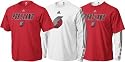 Portland Trail Blazers adidas Short/Long Sleeve T-Shirt Combo Pack