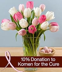 Pink Ribbon Tulips