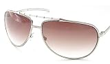 Christian Dior - New CHRISTIAN DIOR WIND SHIELD 1 YB7JV SUNGLASSES BROWN LENS & SILVER FRAME SIZE 69-14-120
