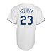 Zack Greinke Jersey: Adult 2010 Majestic Home White Replica #23 Kansas City Royals Jersey