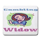 Gambling Widow Mousepad: gambling mouse pad