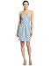 aryn K Women's Sweetheart Polka Dot Dress, Sky, Small