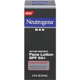 Neutrogena Men's Active Protect Face Lotion SPF 50+, 2.5-Ounces: Beauty