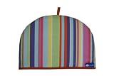 Rushbrookes Reversible Tea Cosy, Barcode Bright and Blue, 6 Cup