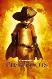 The Valiant Puss in Boots Maxi Poster, 61cm x 91.5cm Taken From The 2011 Animation In Which The Brave Cat Is Ready To Battle Evil And Fight For All That Is Good