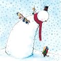 WaterAid Charity Christmas Cards - Snowman with Boy (Pack of 8)