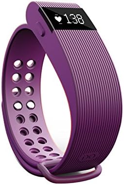 DAEON(TM) iDN105HR Series Heart Rate Fitness Activity Tracker Smart Watch, OLED Screen Smart Bracelet, Cellphone Finding, Loss Prevention and Sedentary Reminder (Purple)