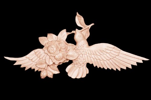 christmas Carved Solid Maple Medium ModelB003EBSPB8