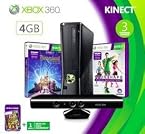 Microsft Xbox 4GB Kinect Bundle with 4 Freebie Games