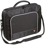 V7 Professional Frontloader Laptop Case 13-Inch CCP4-9N, Black with Gray Accents