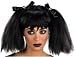 Adult Gothic Style Black Dead Pigtails Costume Wig