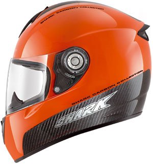 SHARK RSI Pro Carbon, orange/Carbon, Gr. M