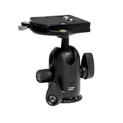 Manfrotto 498RC4 Kugelkopf Midi (610g, Belastbarkeit bis 8 kg, Panorama-Blockierung) inkl. 410PL Schnellwechselplatte