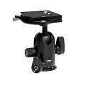 Manfrotto 498RC4 Kugelkopf Midi (610g, Belastbarkeit bis 8 kg, Panorama-Blockierung) inkl. 410PL Schnellwechselplatte