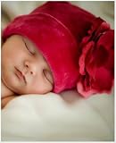 ~ Jamie Rae Raspberry Velvet Large Rose Hat *Many Rose Colors!* Child (3y/6y) Candy Pink