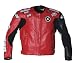 Joe Rocket Michael Jordan 2K7 Team Replica Mens Leather Motorcycle Jacket Red/Black 42